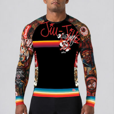 Rashguard jiu jitsu Toño Camuñas | Edición Limitada Oldskull (Long Sleeve)
