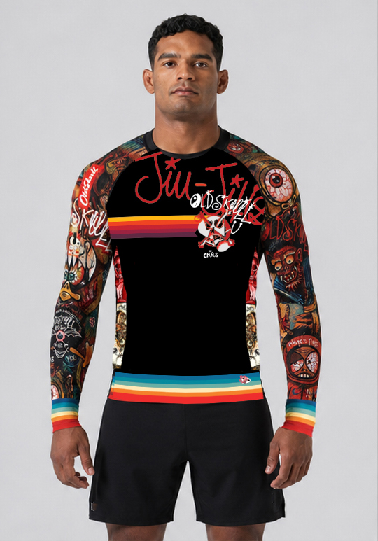 Rashguard jiu jitsu Toño Camuñas | Edición Limitada Oldskull (Long Sleeve) 1 Rashguard jiu jitsu Toño Camuñas | Edición Limitada Oldskull (Long Sleeve)