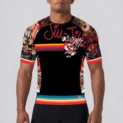 Rashguard jiu jitsu Toño Camuñas | Edición Limitada Oldskull (Short Sleeve)